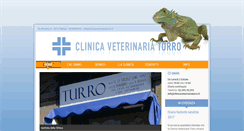 Desktop Screenshot of clinicaveterinariaturro.it